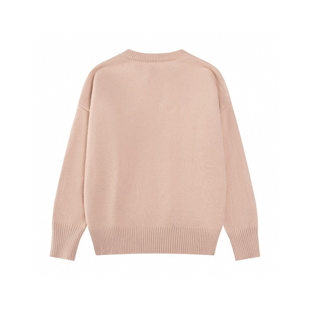 AMI Paris Classic Jacquard Heart Crewneck Sweater – 2025SS