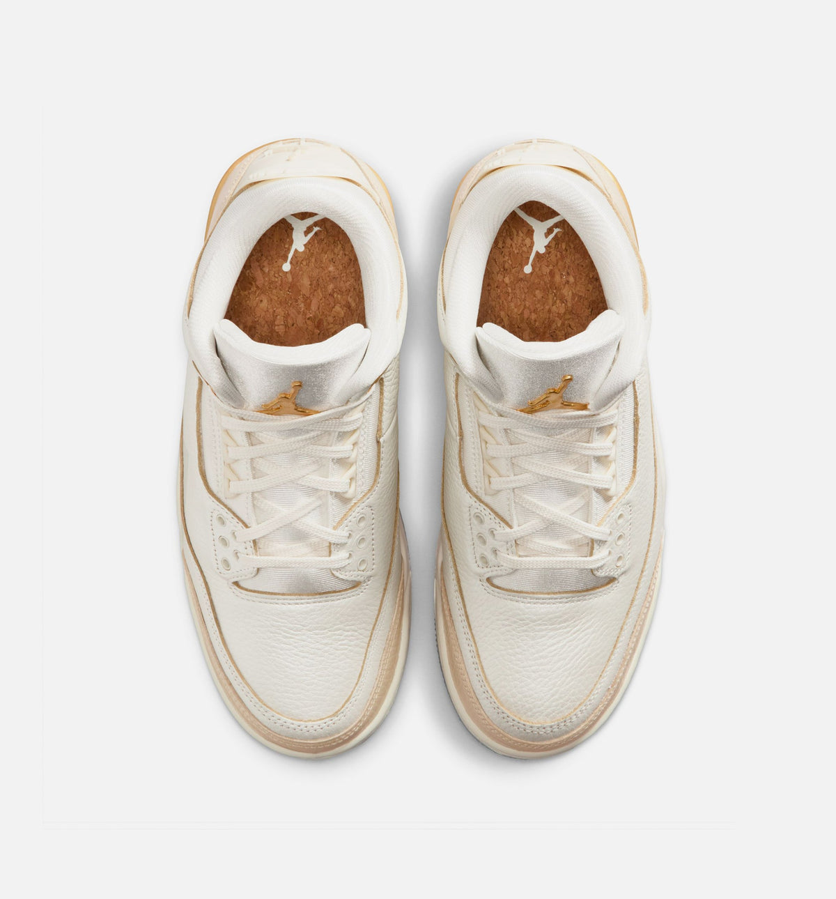 Air Jordan 3 Retro Sail and Pale Ivory – Women's Lifestyle Shoe in Sail/Team Gold/Pale Ivory/Metallic Gold/Ice