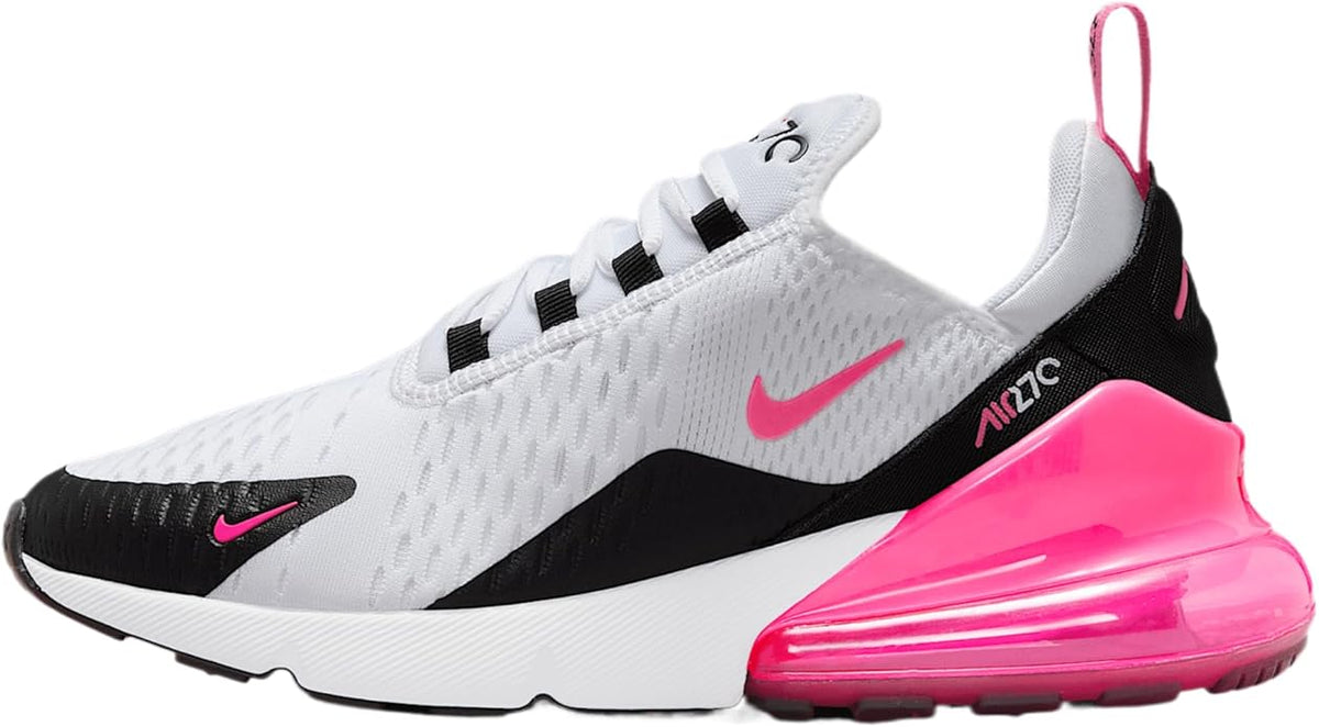 Women's Nike Air Max 270 White/Hyper Pink-Black-White (AH6789 127)
