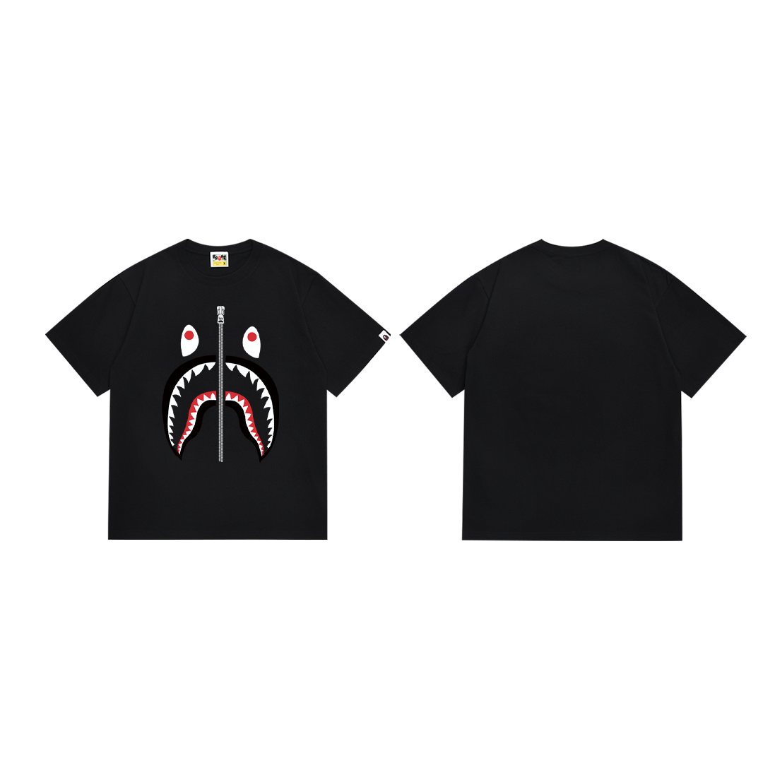 BAPE Shark Zip Graphic T-Shirt