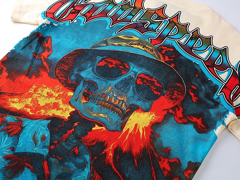 Godspeed Skull Graphic Short-Sleeve T-Shirt
