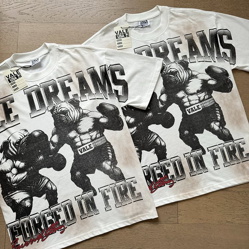 VALE USA Forged in Fire Boxing Graphic T-Shirt