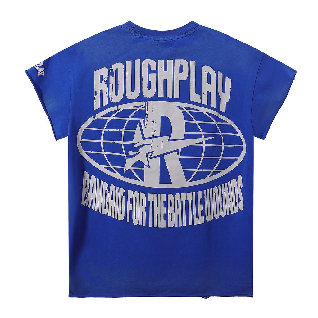 Rough Play Arrow Skull Rhinestone Sleeveless T-Shirt