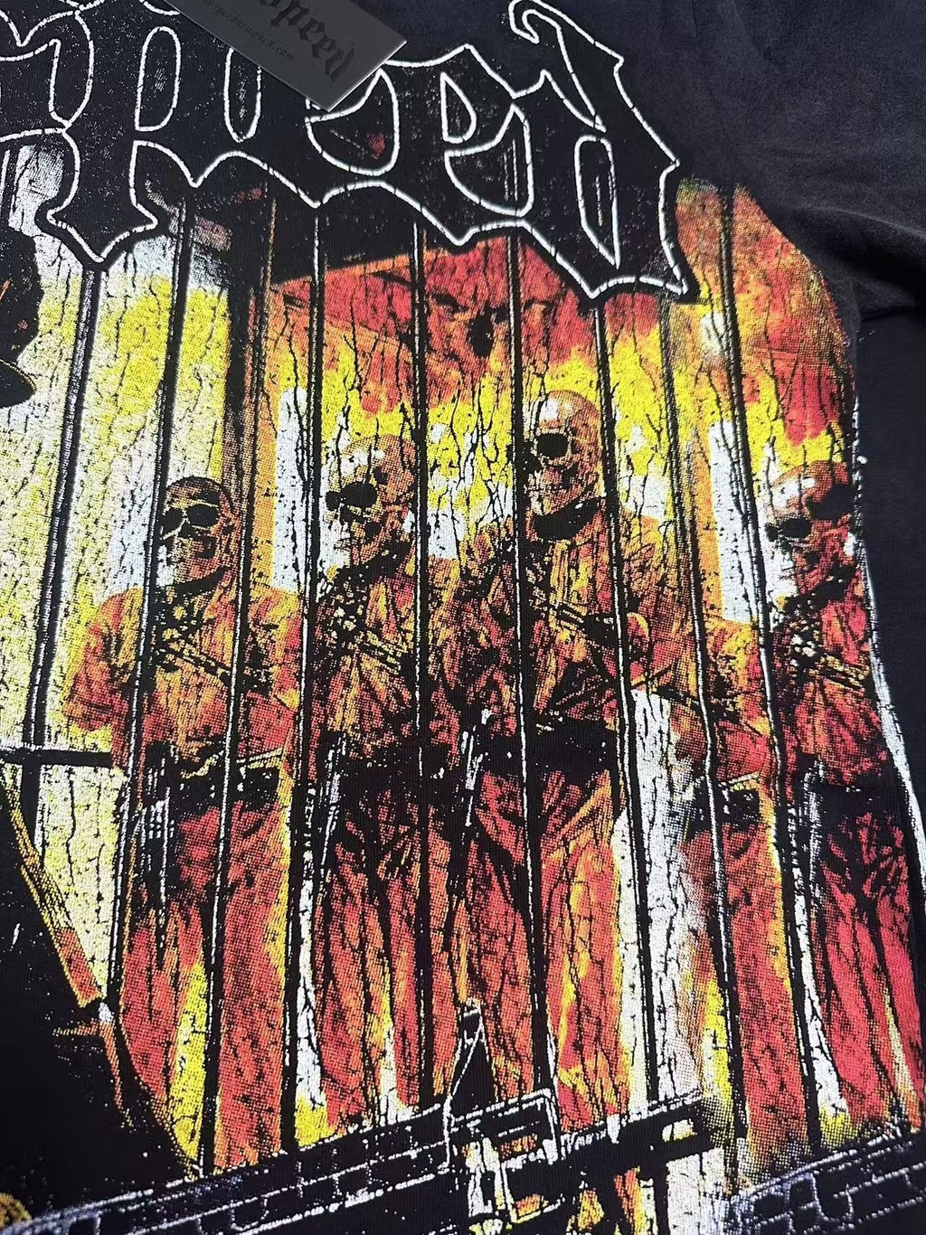 Godspeed Skeleton Prison Graphic T-Shirt