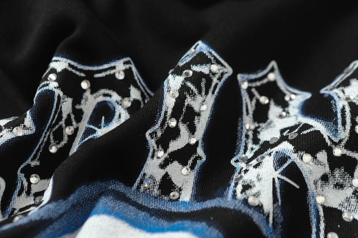 THAT'S A AWFUL LOT OF COUGH SYRUP Star Skull Graphic Hoodie