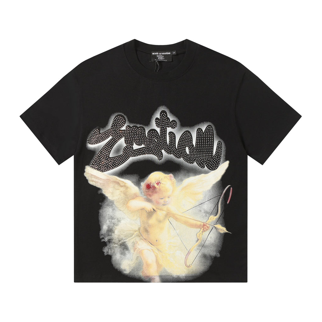 MIXED EMOTION Cherub Graphic T-Shirt