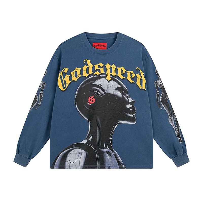 Godspeed Out of Many One Washed Long-Sleeve T-Shirt