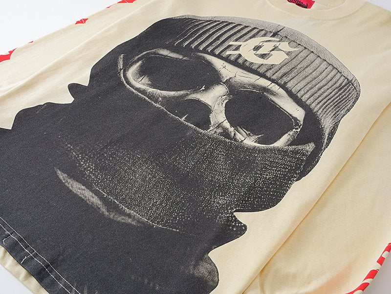 Godspeed Masked Face Graphic Long-Sleeve T-Shirt