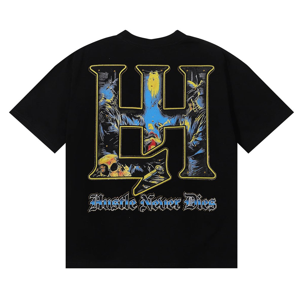 Life Hustlere Skull Doctor Graphic T-Shirt