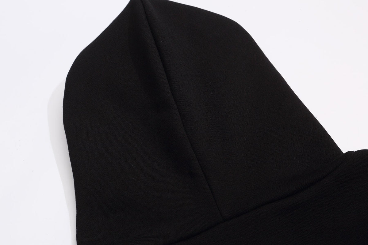 Fear of God Essentials Black Front Graphic Hoodie