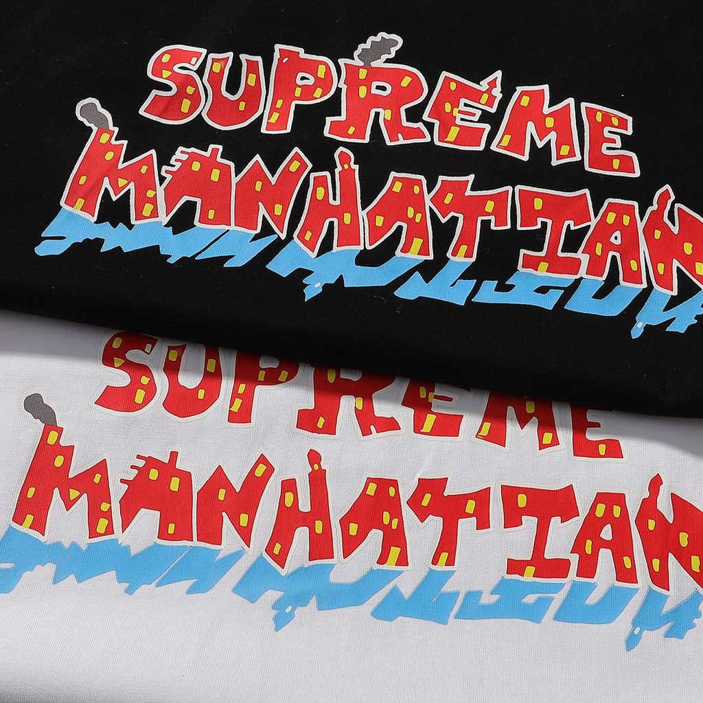 Supreme Manhattan Street Scene Graphic T-Shirt