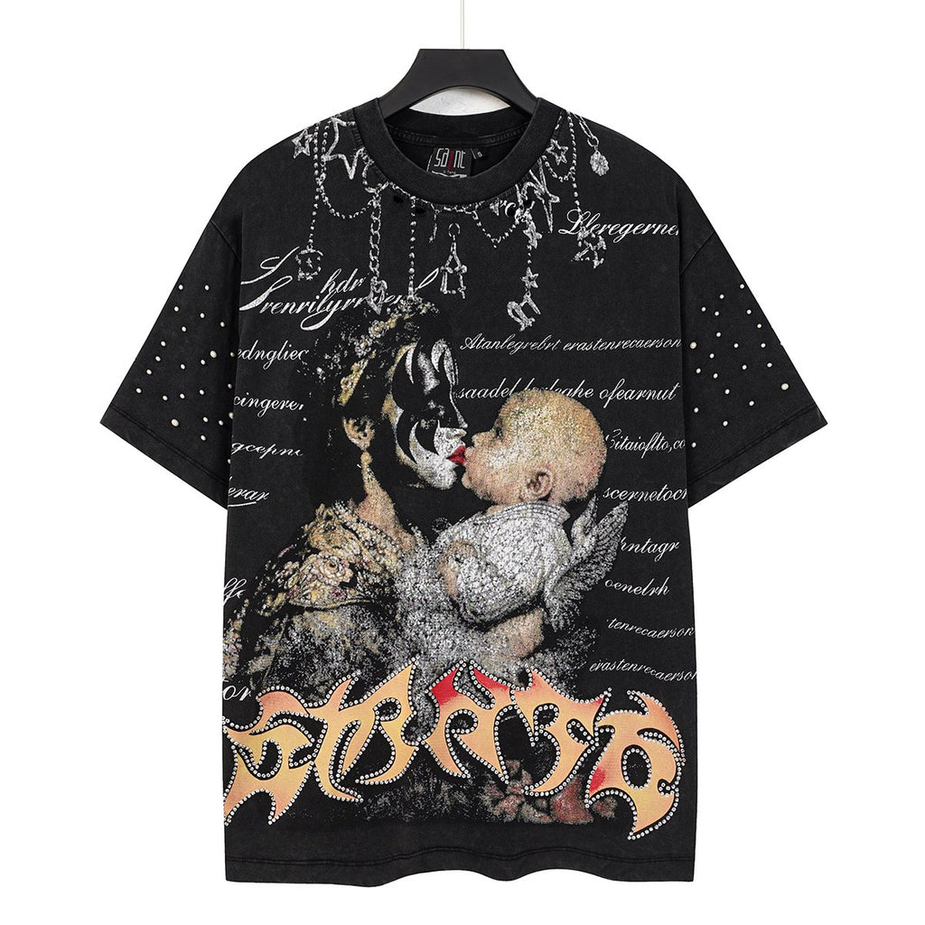 SAINT Washed Rock Graphic Short-Sleeve T-Shirt