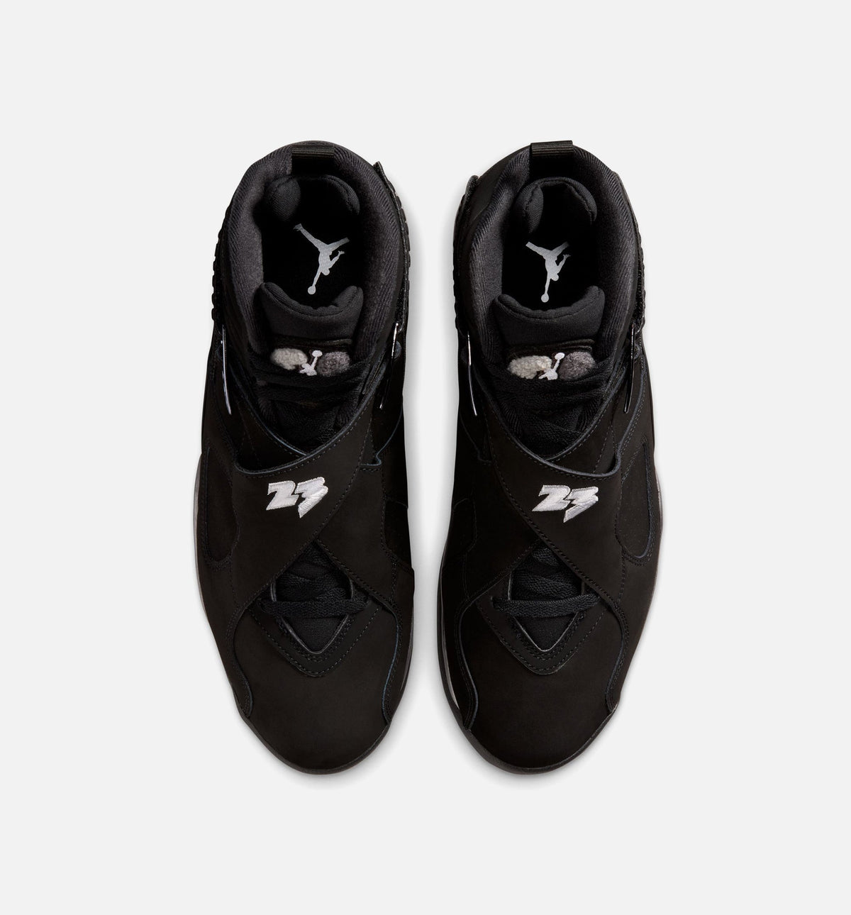 Air Jordan 8 Retro Chrome Black & Light Graphite Men's Lifestyle Shoe