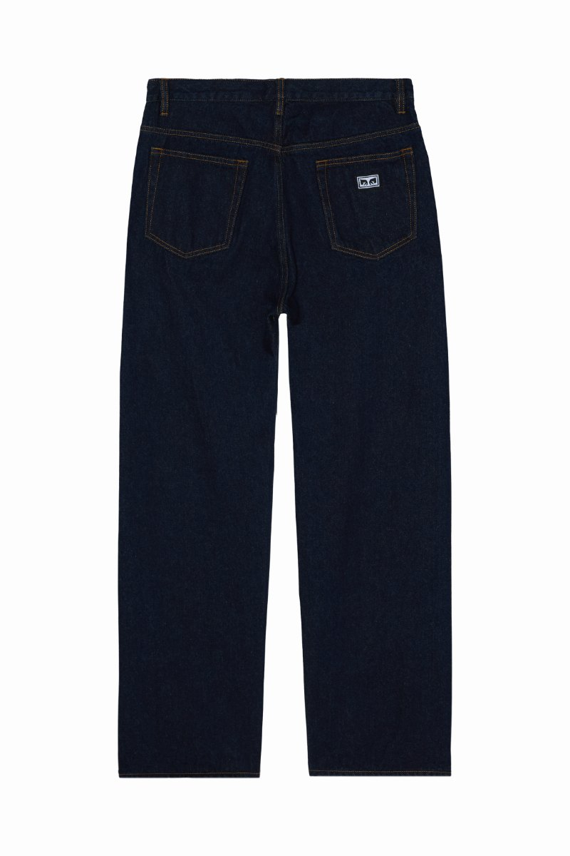 OBEY BOXCAR PANT Rinse Indigo