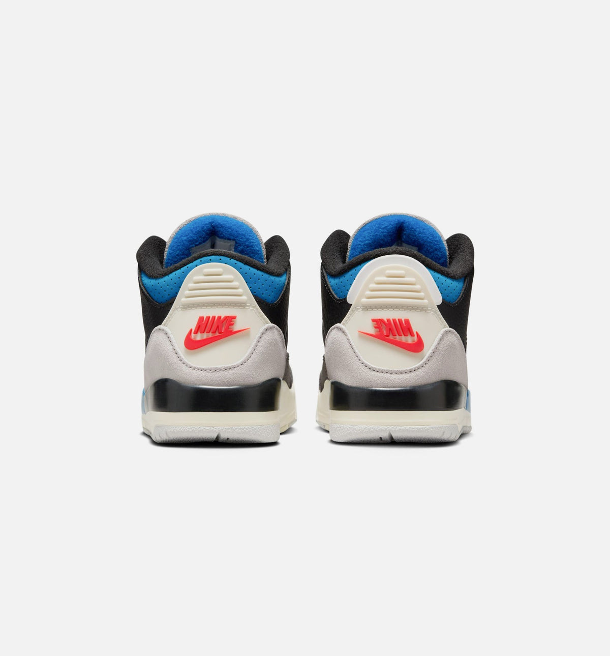 Air Jordan 3 Retro OG 'Rare Air' Preschool - Black/Chile Red/Neutral Grey