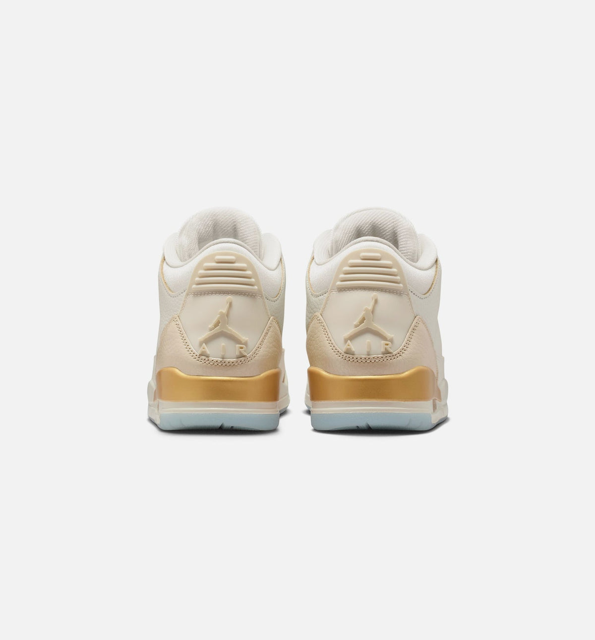 Air Jordan 3 Retro Sail and Pale Ivory – Women's Lifestyle Shoe in Sail/Team Gold/Pale Ivory/Metallic Gold/Ice