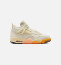 Air Jordan 4 Retro 'Birds of Paradise' Women's Lifestyle Shoes | Coconut Milk / Metallic Gold / Muslin / Bright Mango / Sundial / Black