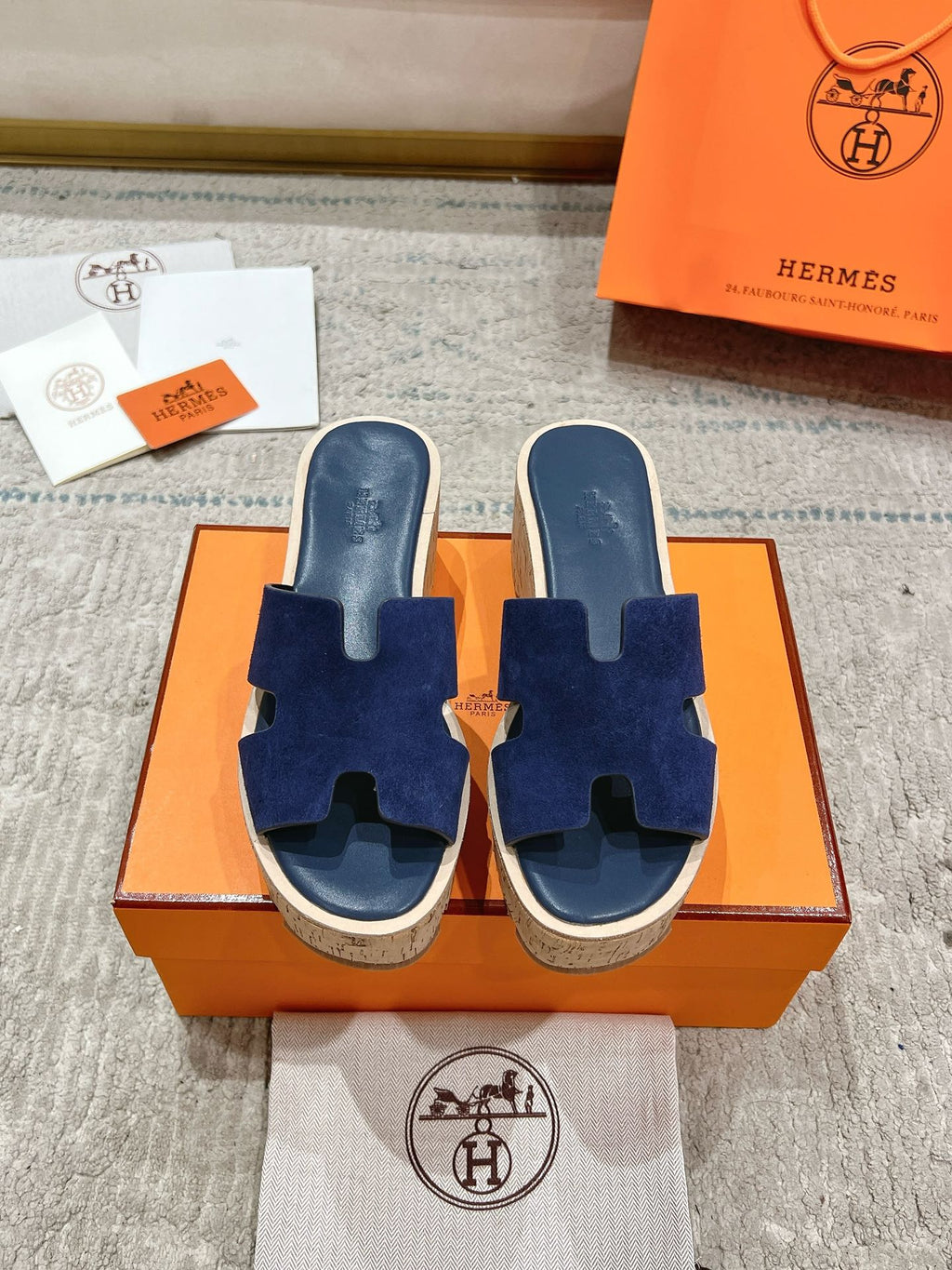Hermès Wedge Sandals – 2024 Spring/Summer Collection