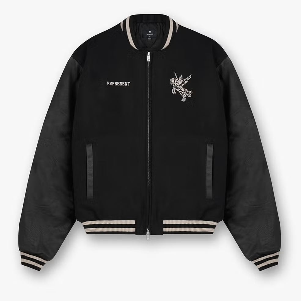 Represent Bellerophon Wool Varsity Jacket