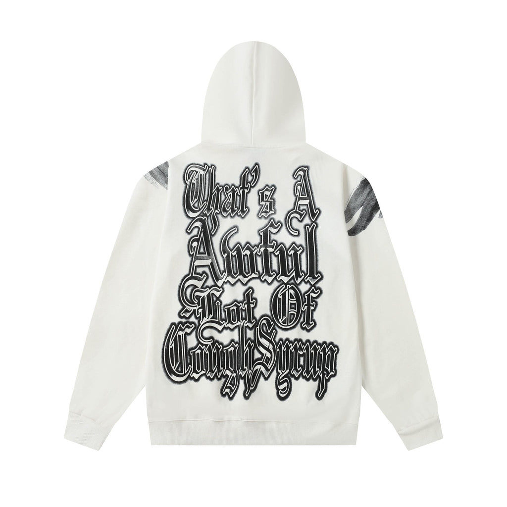 THAT'S A AWFUL LOT OF COUGH SYRUP Angel Graphic Hoodie