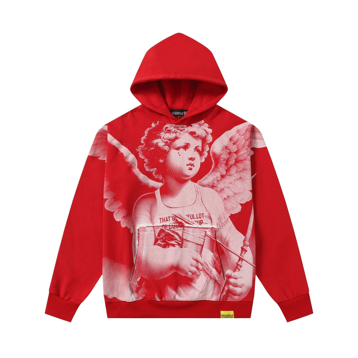 THAT'S A AWFUL LOT OF COUGH SYRUP Angel Graphic Hoodie