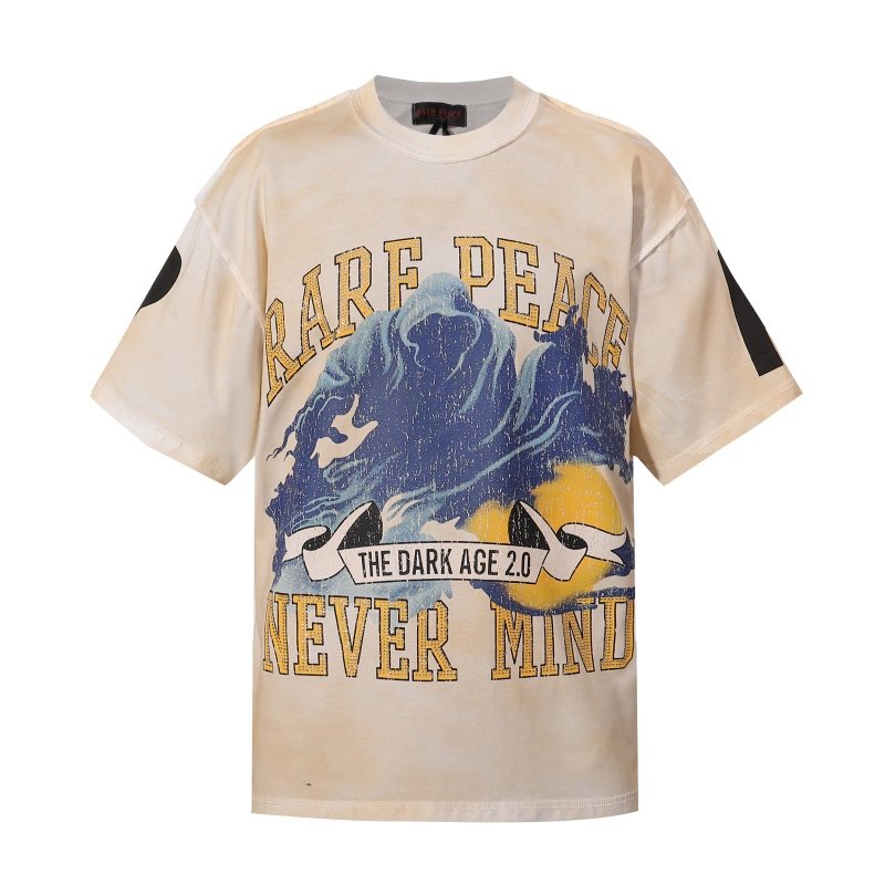 RARE PEACE SOS Wave Graphic T-Shirt