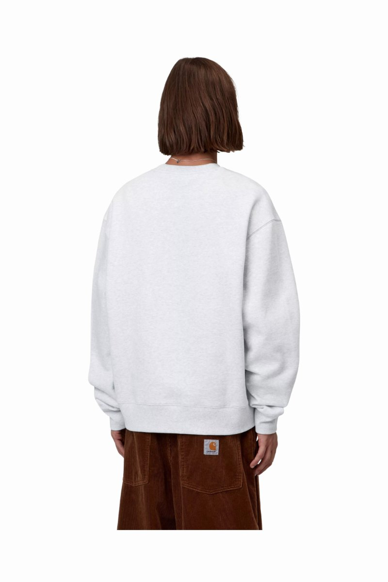 CARHARTT WIP MACK SWEAT Ash Heather / Black
