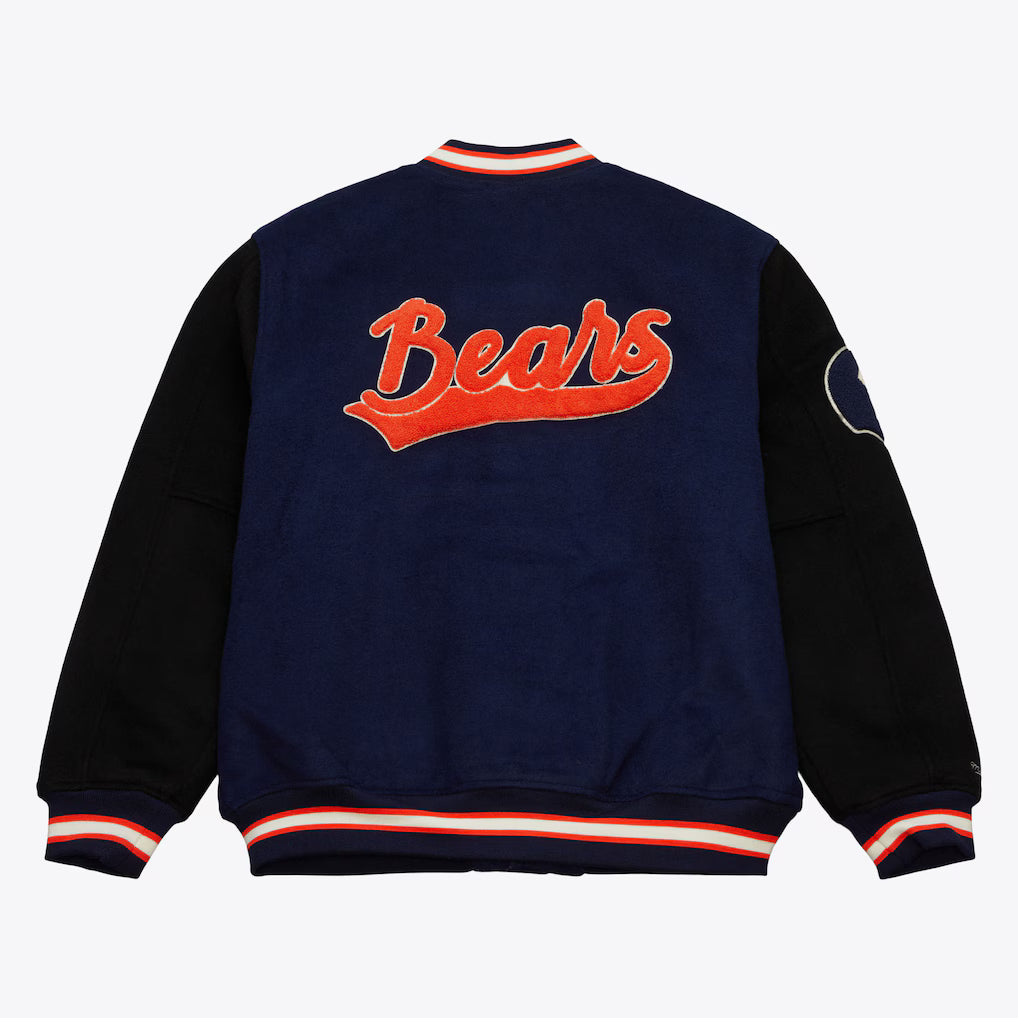 M&N Chicago Bears Team Legacy Varsity Jacket