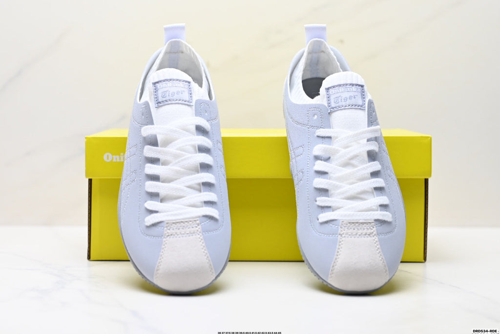 Onitsuka Tiger Low Profile Runner White Silver Unisex Shoes Style 31