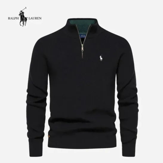 Classic Zip Knit Pullover