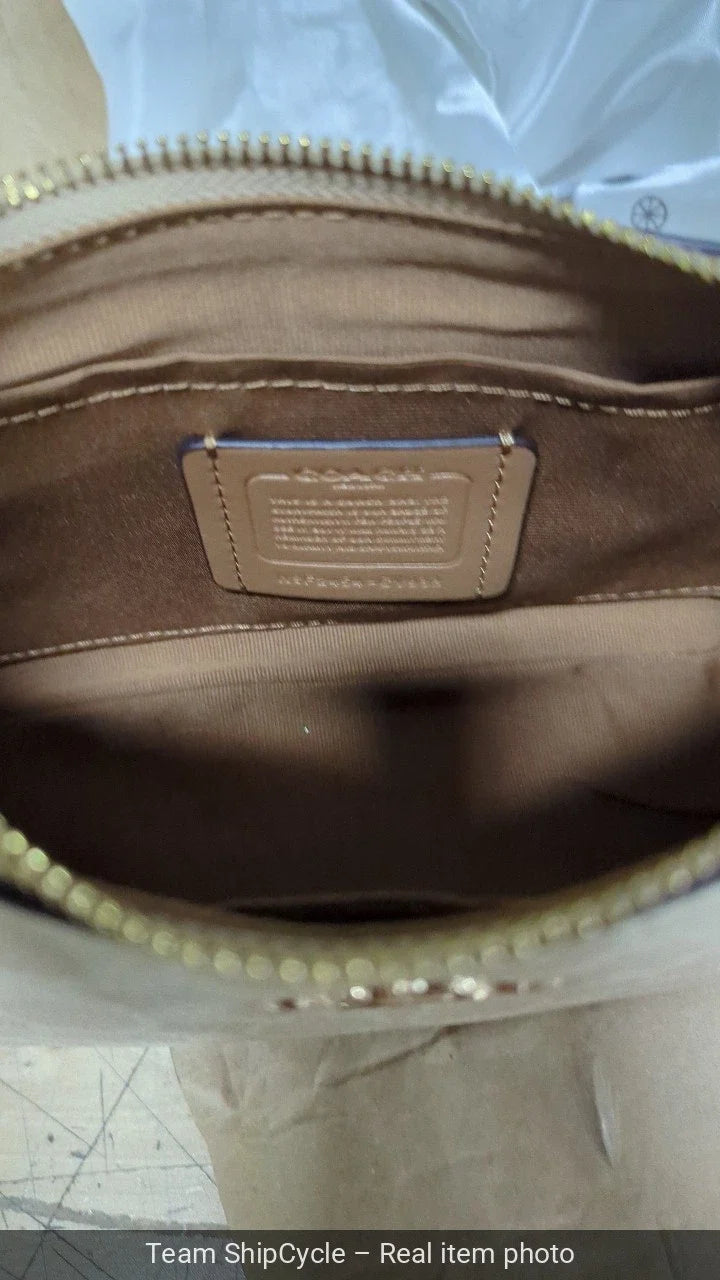 Coach Teri Shoulder Bag Signature Canvas CV933