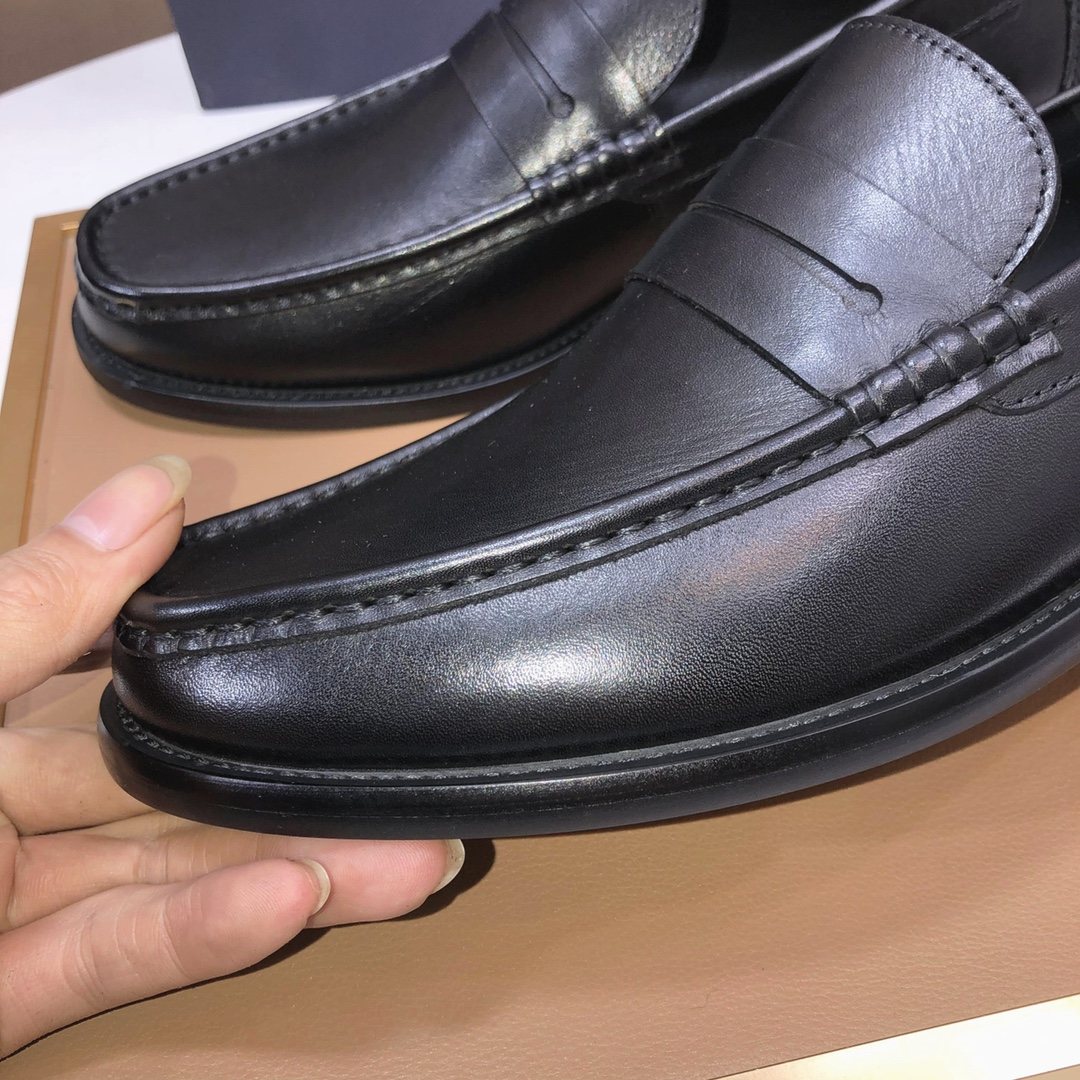Dior Black Penny Loafers
