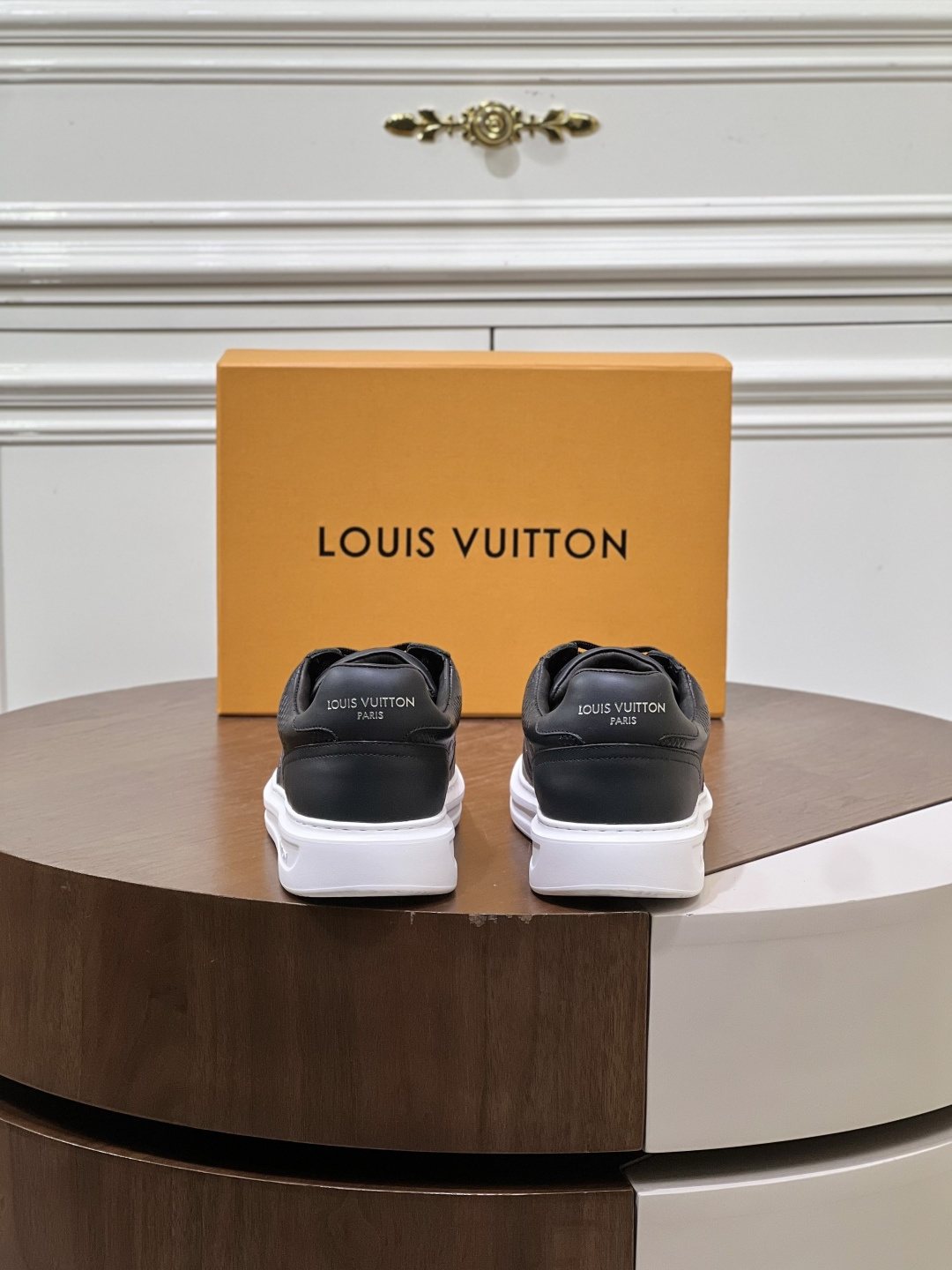 Louis Vuitton Black Low-Top Sneakers