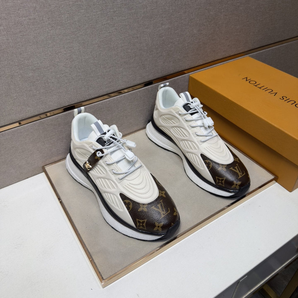 Louis Vuitton Men's Patterned Low-Top Sneakers - Mesh Lining