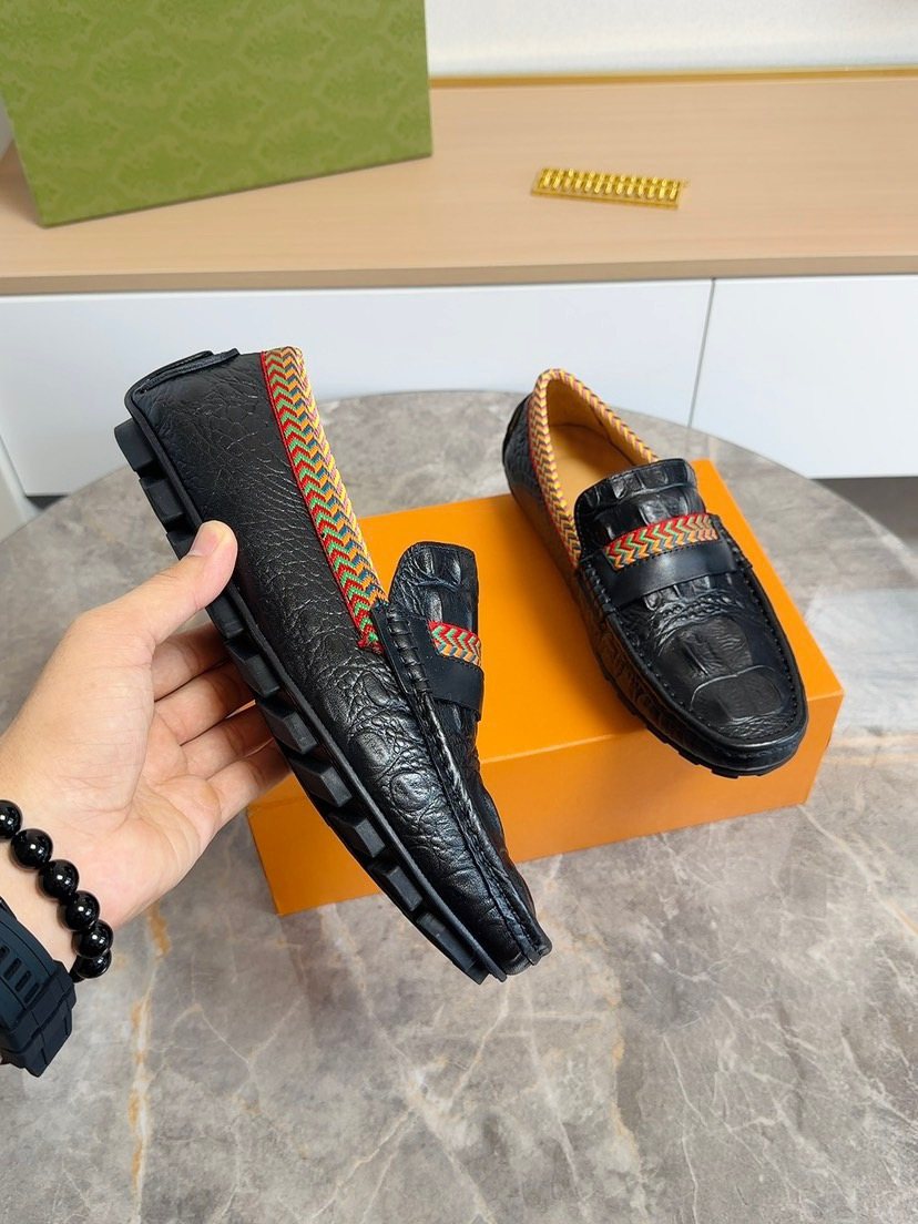 Men's Moc-Toe Slip-On Loafers