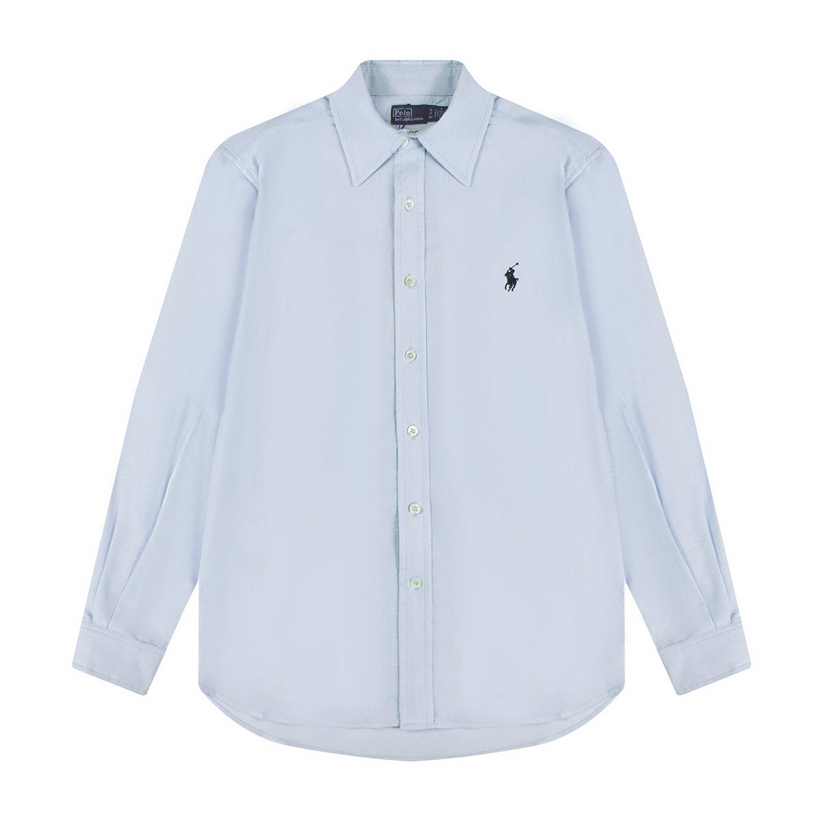 Ralph Lauren Embroidered Cotton-Blend Slub Linen Long-Sleeve Shirt