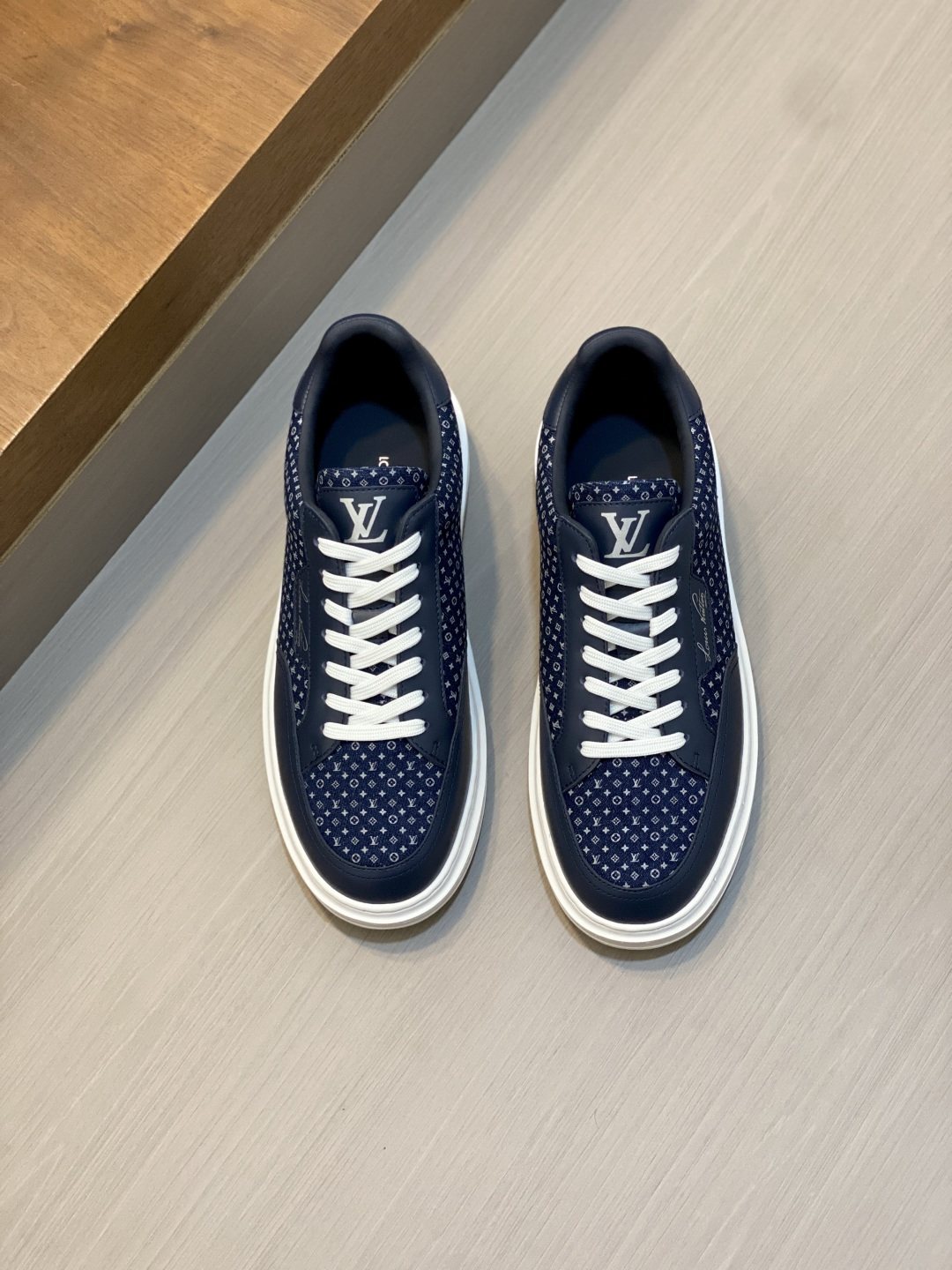 Louis Vuitton Textured Low-Top Sneakers