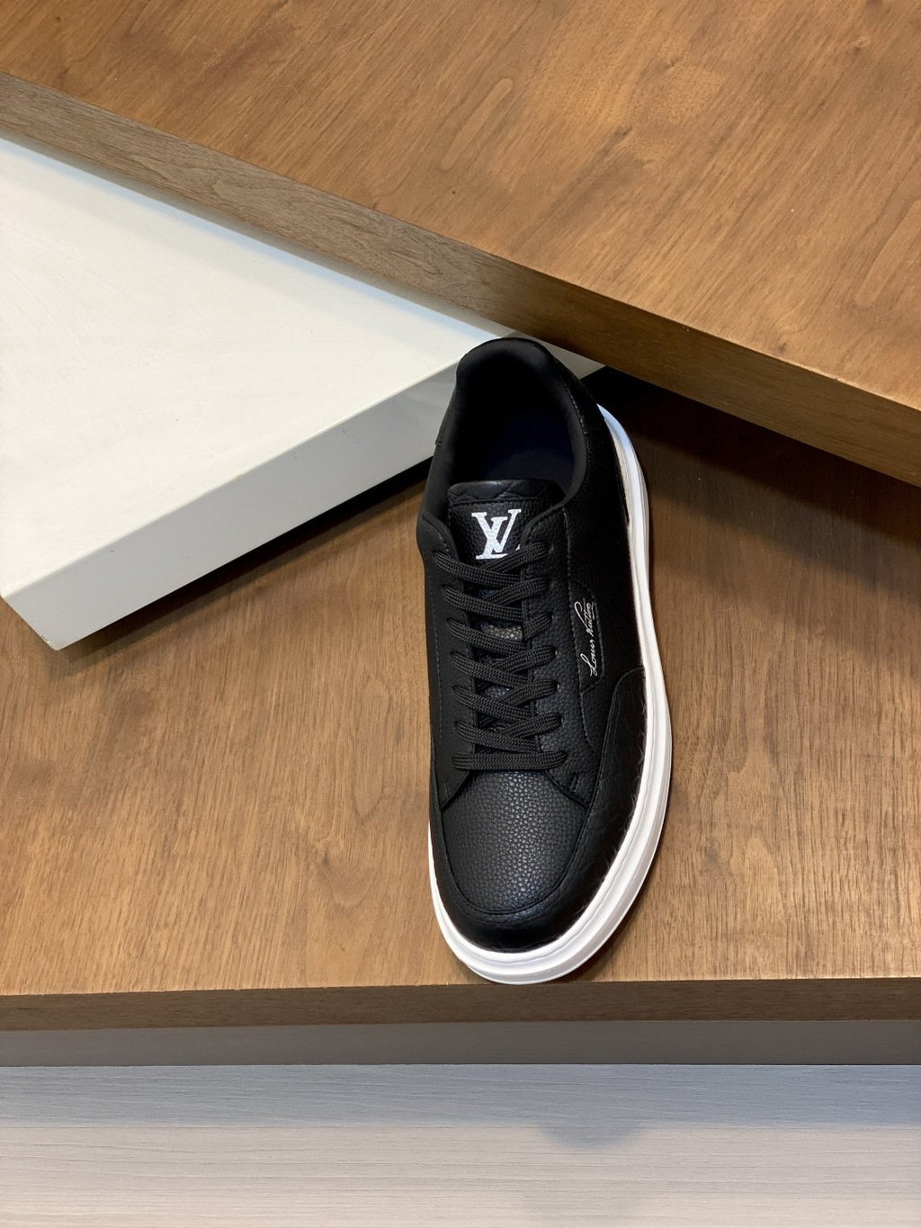 Louis Vuitton Textured Low-Top Sneakers