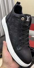 Louis Vuitton Embossed High-Top Sneakers