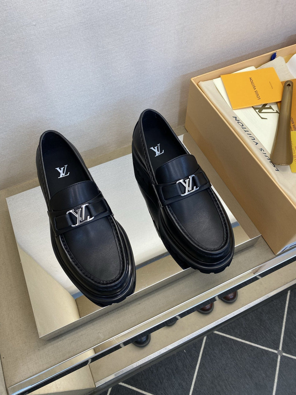 Louis Vuitton Men's Metal Hardware Loafers