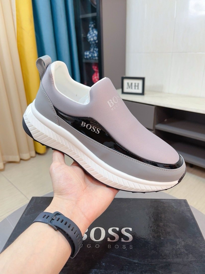 Hugo Boss Contrast Side Slip-On Sneakers