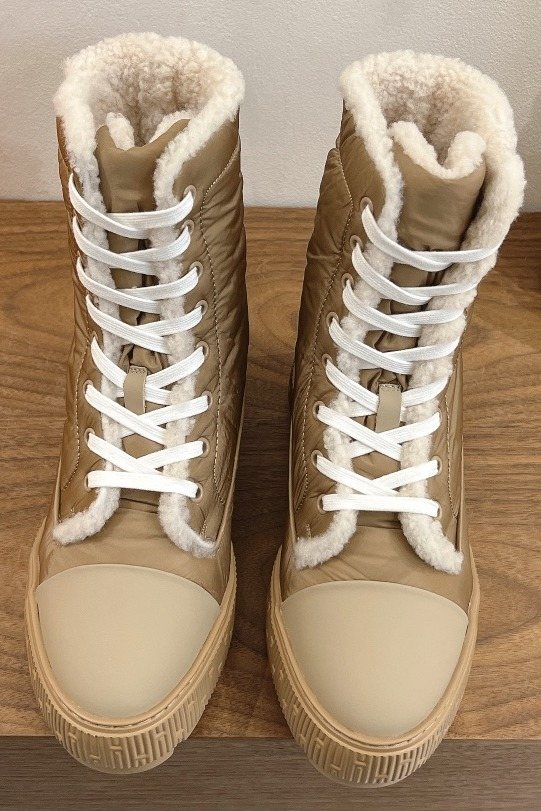 Hermès Lace-Up Mid-Calf Boots