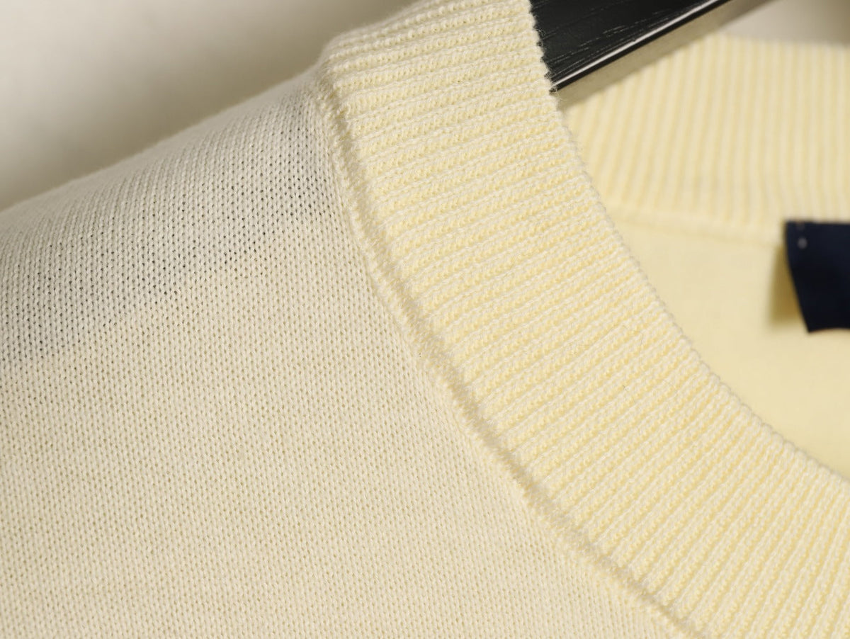 Louis Vuitton Crewneck Short-Sleeve T-Shirt - Cream