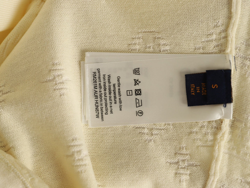 Louis Vuitton Crewneck Short-Sleeve T-Shirt - Cream